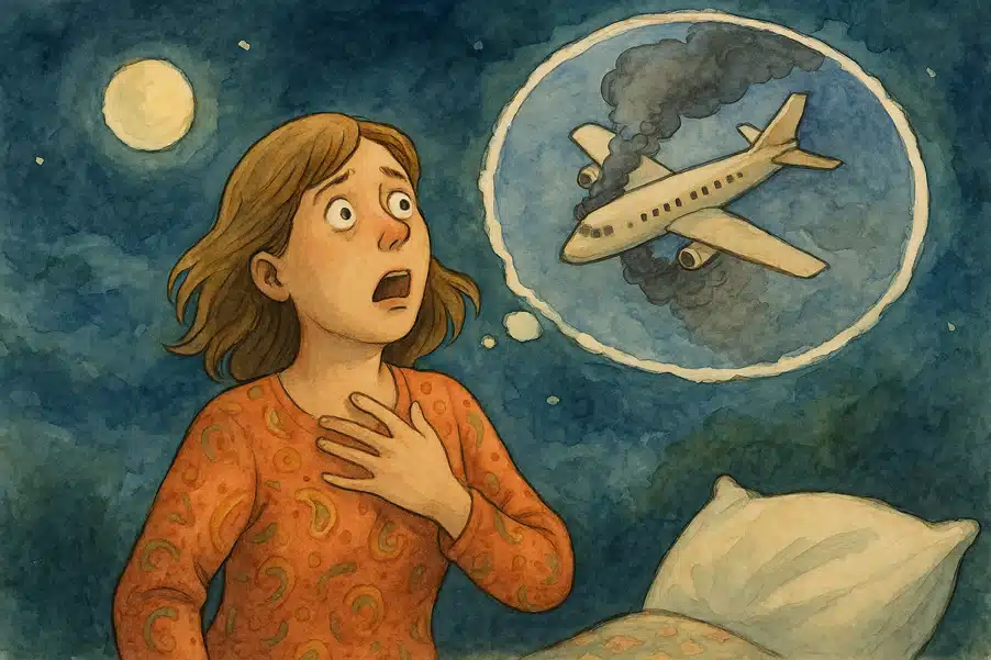 Im Traum einen Flugzeugabsturz beobachen Im Traum einen Flugzeugabsturz beobachen