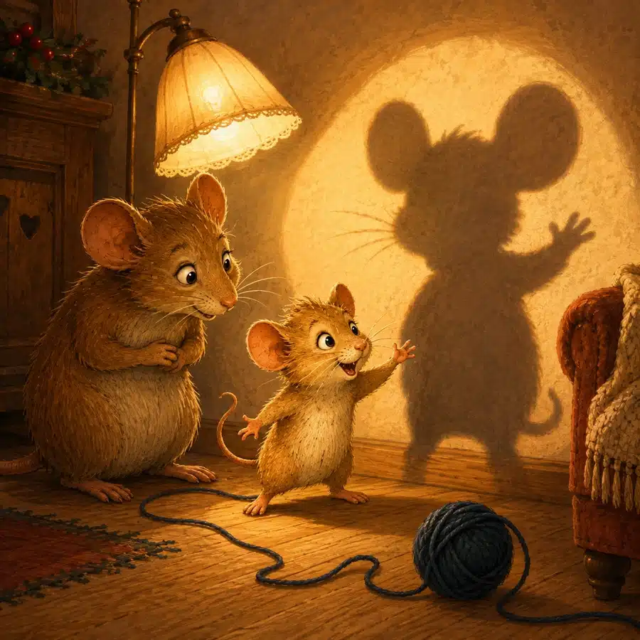 Adventsgeschichte: Mäuschen Mika und der riesige Schatten