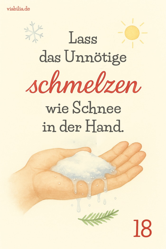 Adventskalender-Spruch mit Bild zum 18. Dezember Adventskalender-Spruch mit Bild zum 18. Dezember