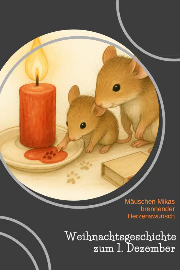 Weihnachtsmärchen - Adventsgeschichte: Mäuschen Mikas "brennender" Wunsch