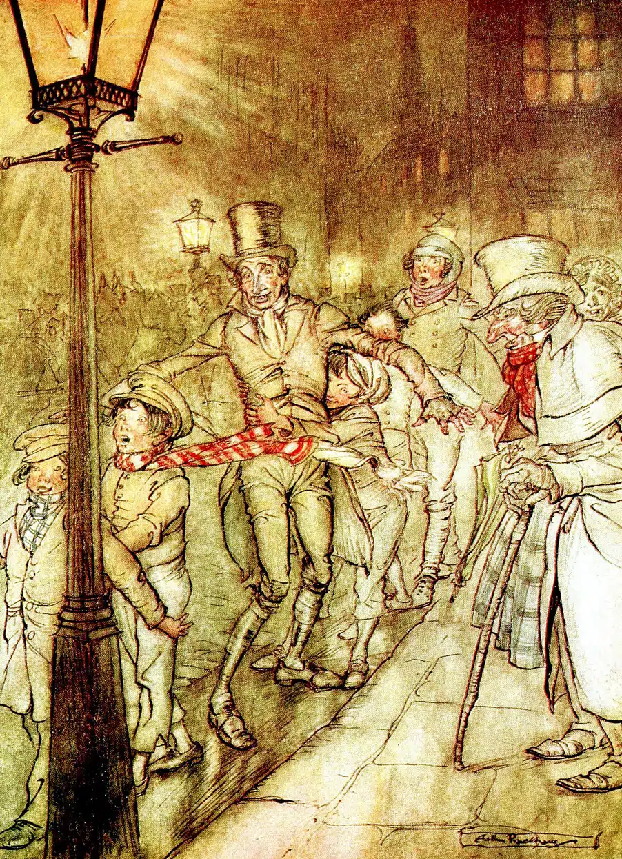 Weihnachtsgeschichte: Bob Cratchit hat Spaß