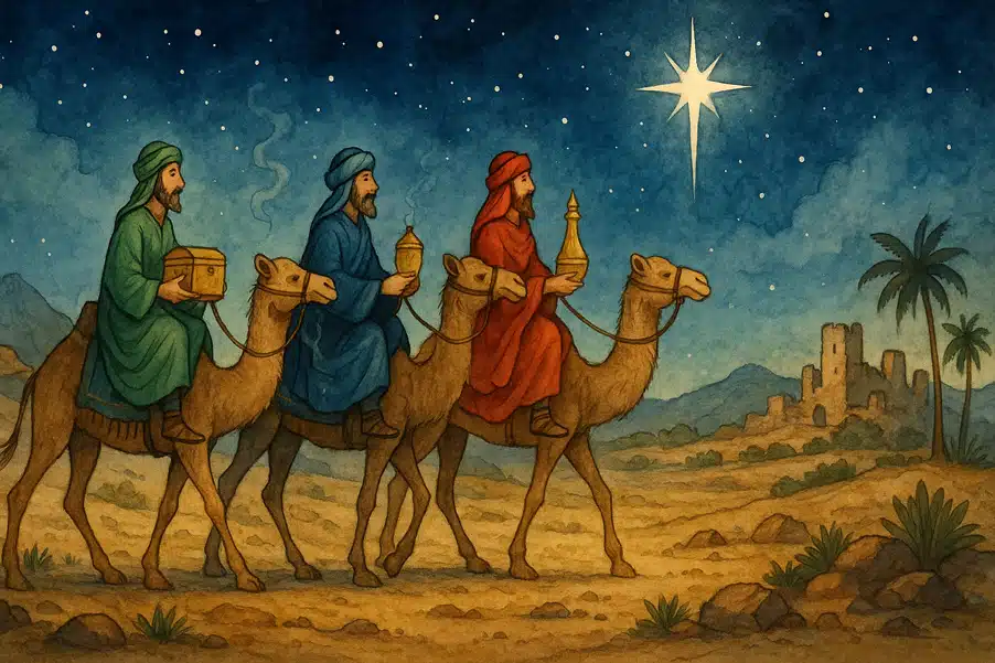 Die Weihnachtsgeschichte aus der Bibel: ein Stern weist den Weg Die Weihnachtsgeschichte aus der Bibel: ein Stern weist den Weg