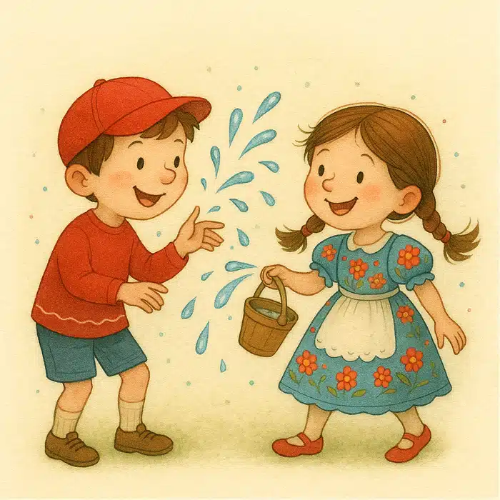 Geschichte bzw. Ostergeschichte: Die Glückstropen von Smigus-Dyngus Geschichte bzw. Ostergeschichte: Die Glückstropen von Smigus-Dyngus