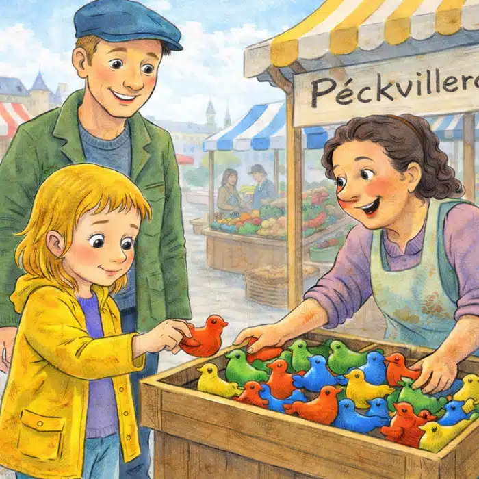 Ostergeschichte für Kinder mit Osterbrauch-Quiz: Die verschwundenen Tonvögel Ostergeschichte für Kinder mit Osterbrauch-Quiz: Die verschwundenen Tonvögel