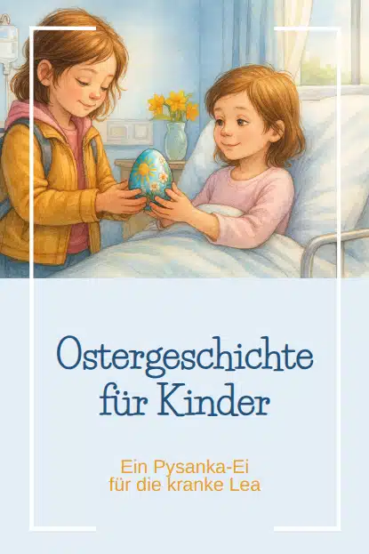 Ostergeschichte für Kinder: Ein Pysanka-Ei für die kranke Lea