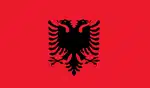 Flagge von Albanien