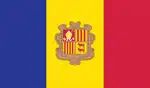 Flagge von Andorra