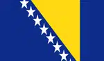 Flagge von Bosnien-Herzegowina