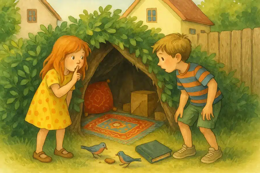 Gute-Nacht-Geschichte, Freundschaftsgeschichte: Das gestohlene Geheimversteck Gute-Nacht-Geschichte, Freundschaftsgeschichte: Das gestohlene Geheimversteck