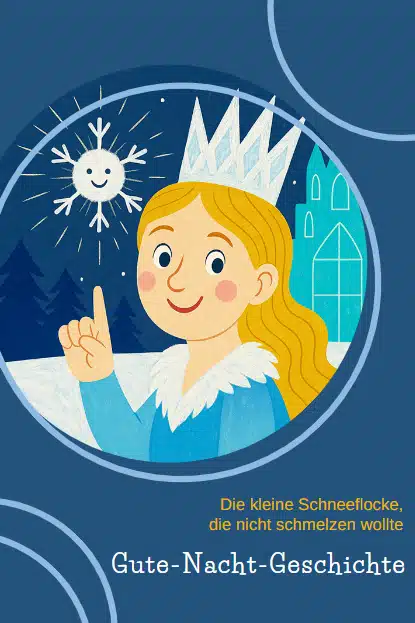 Gute-Nacht-Geschichte, Wintergeschichte: Die Schneeflocke, die nicht schmelzen wollte Gute-Nacht-Geschichte, Wintergeschichte: Die Schneeflocke, die nicht schmelzen wollte
