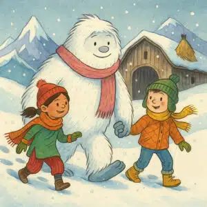 Gute-Nacht-Geschichte bzw. Wintergeschichte: Unser Freund aus dem Himalaya