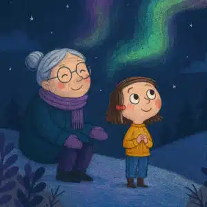 Gute-Nacht-Geschichte, Wintergeschichte: Wenn der Winter Nordlichter schenkt