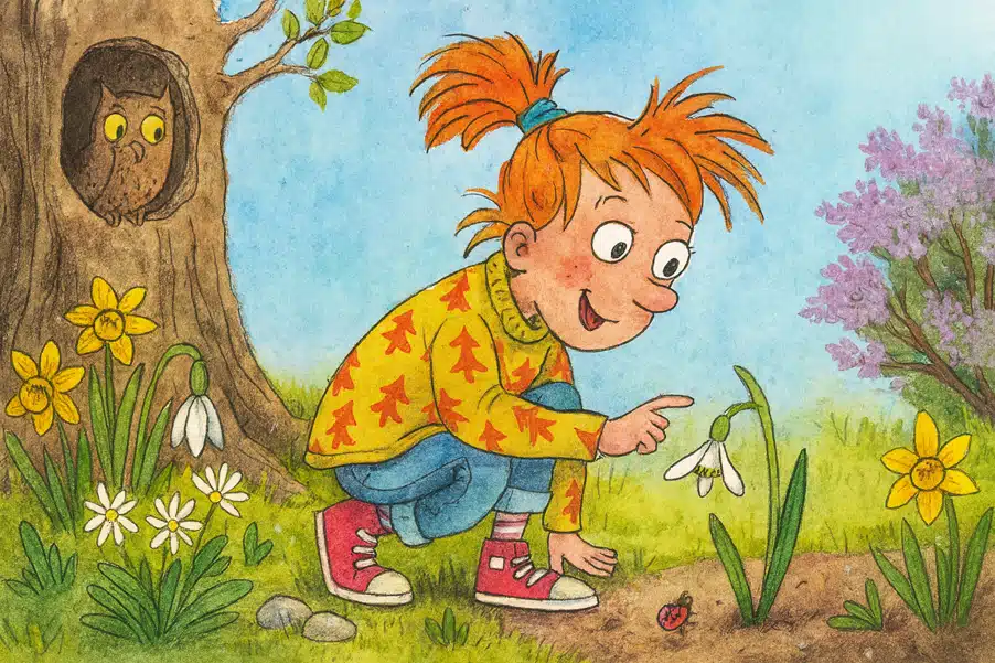 Kurze Ostergeschichte für Kinder: Das Schneeglöckchen im Osterbrief Kurze Ostergeschichte für Kinder: Das Schneeglöckchen im Osterbrief