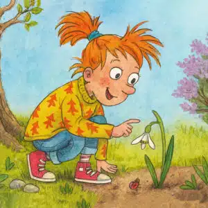 Kurze Ostergeschichte: Das Schneeglöckchen im Osterbrief