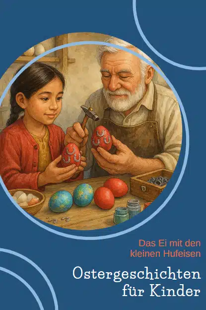 Ostergeschichte für Kinder: Das Ei mit den kleinen Hufeisen