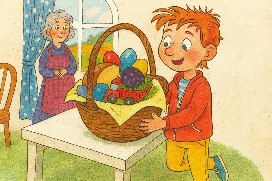 Kurze Ostergeschichte, die in Belarus spielt: Der Lastwagen im Osterkorb Kurze Ostergeschichte, die in Belarus spielt: Der Lastwagen im Osterkorb