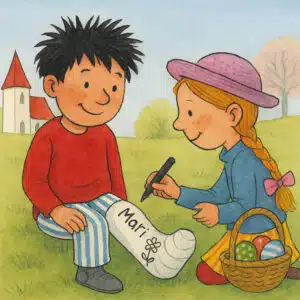 Ostergeschichte für Kinder: Der kleine Held am Rand