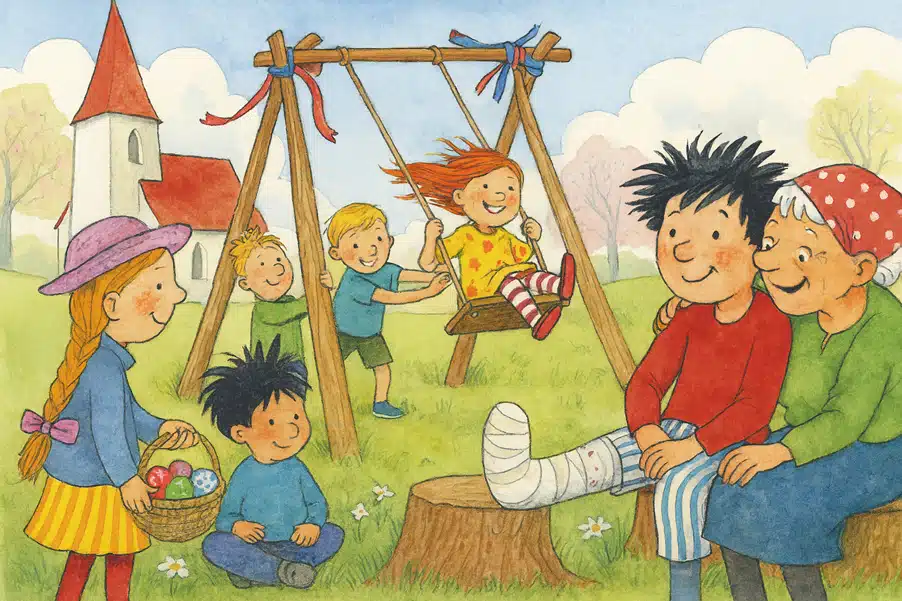Geschichte bzw. Ostergeschichte für Kinder: Der kleine Held am Rand Geschichte bzw. Ostergeschichte für Kinder: Der kleine Held am Rand