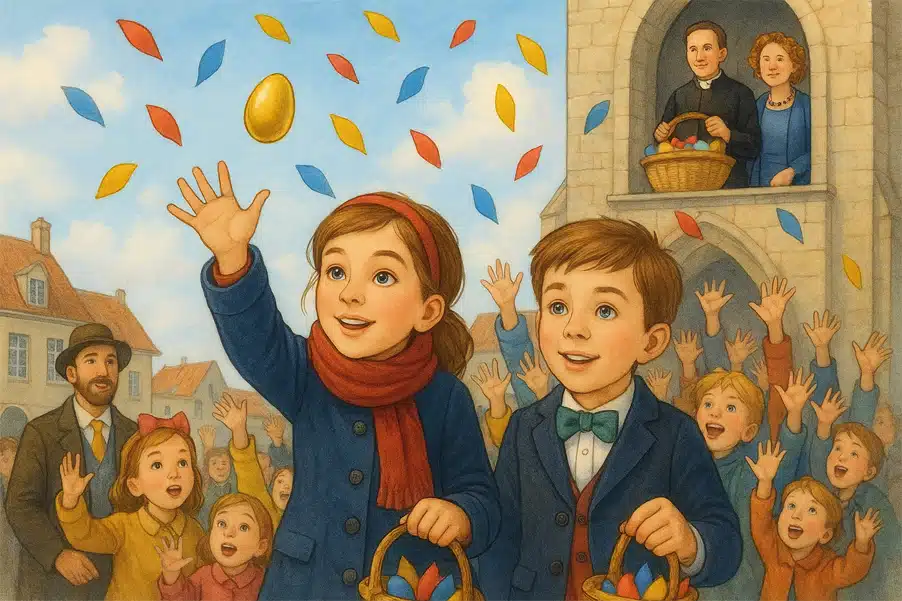 Ostergeschichte für Kinder: Jagd nach dem goldenen Ei