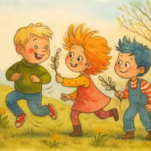 Ostergeschichte für Kinder: Kitzelzweige statt Haue