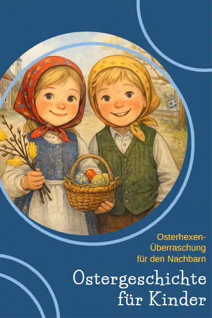 Ostergeschichte für Kinder: Osterhexen-Überraschung für den Nachbarn