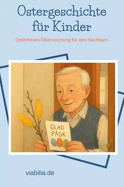 Ostergeschichte für Kinder: Osterhexen-Überraschung für den Nachbarn