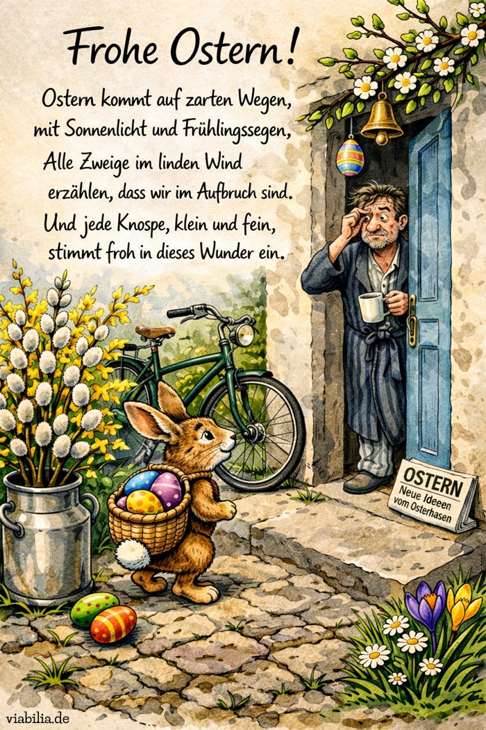 Frohe Ostern mit Ostergedicht wünschen Frohe Ostern mit Ostergedicht wünschen