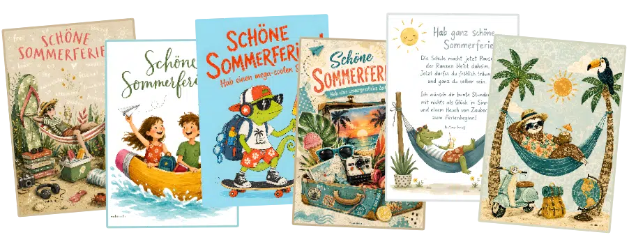 Schöne Sommerferien wünschen: Bilder Schöne Sommerferien wünschen: Bilder