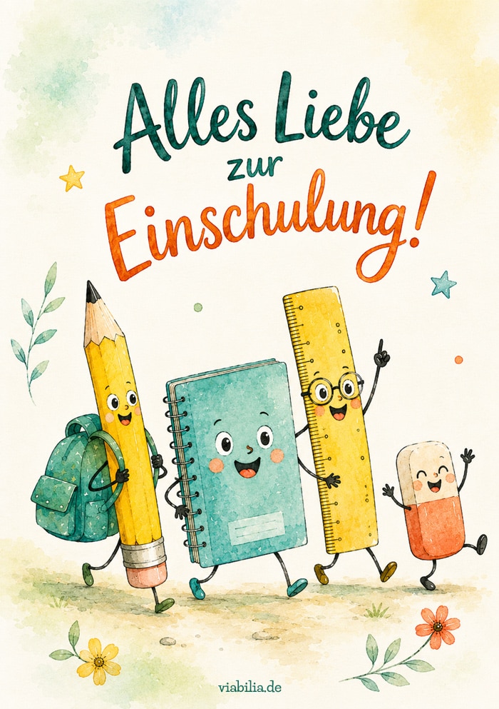 Glückwünsche: Alles Liebe zur Einschulung Glückwünsche: Alles Liebe zur Einschulung