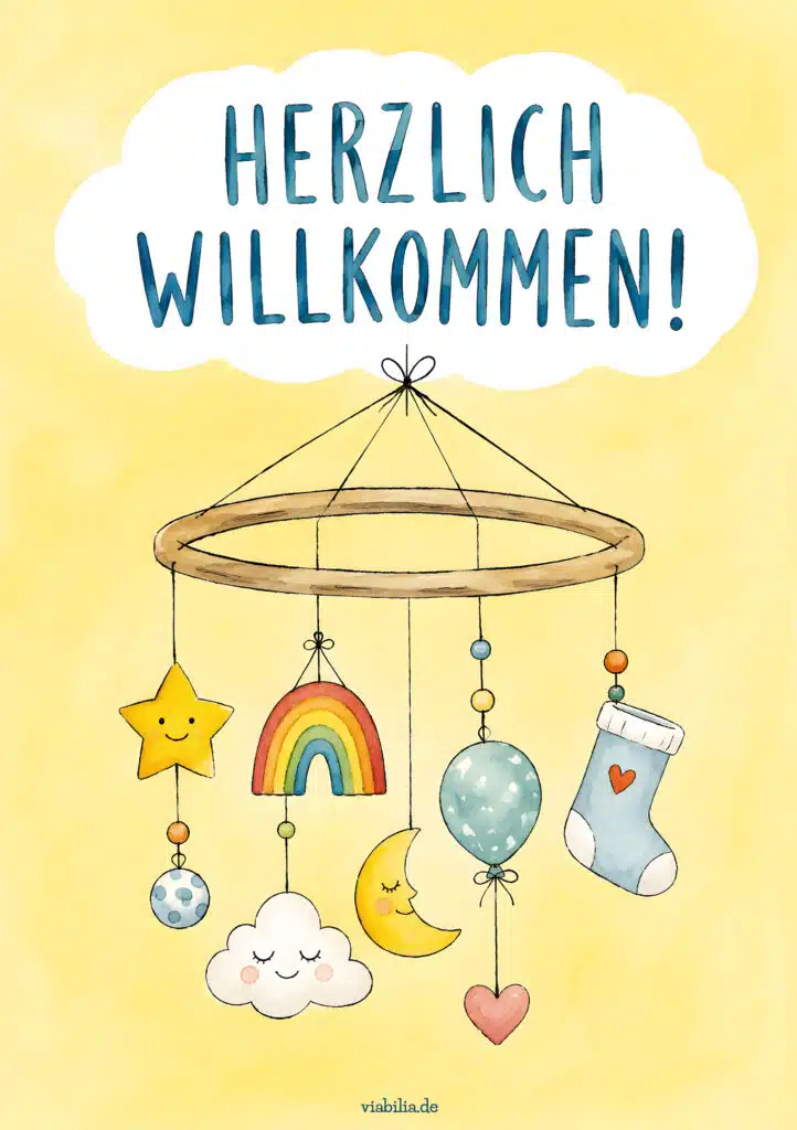 Glückwunsch zur Geburt: Herzlich willkommen kleines Babyglück