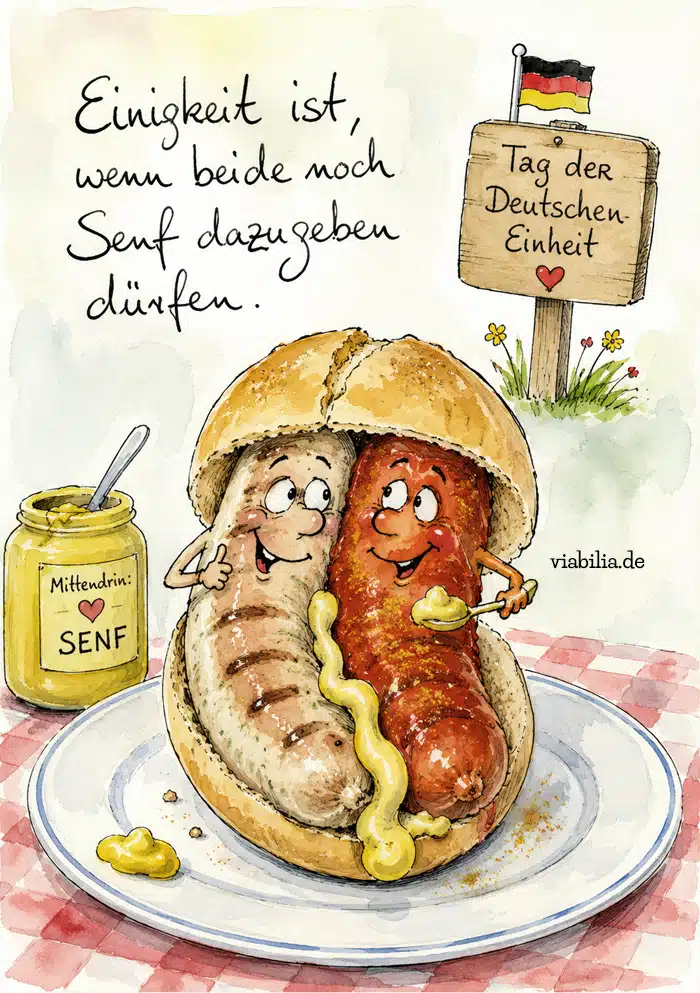 Tag der Deutschen Einheit: lustiges Bild, was Einigkeit ist Tag der Deutschen Einheit: lustiges Bild, was Einigkeit ist