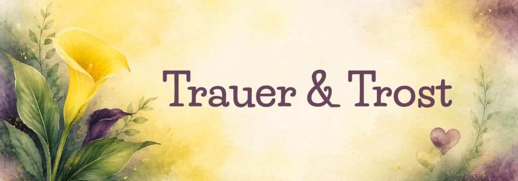 Trauer und Trost Trauer und Trost