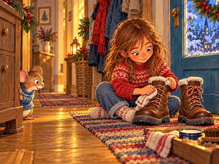 Weihnachtsgeschichte: Mäuschen Mika und der kleinste Nikolausstiefel Weihnachtsgeschichte: Mäuschen Mika und der kleinste Nikolausstiefel