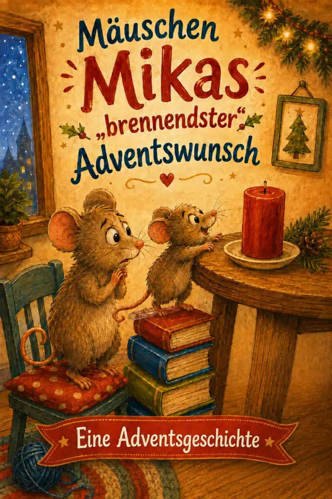 Mäuschen Mikas brennendster Adventswunsch – Adventsgeschichte Mäuschen Mikas brennendster Adventswunsch - Adventsgeschichte