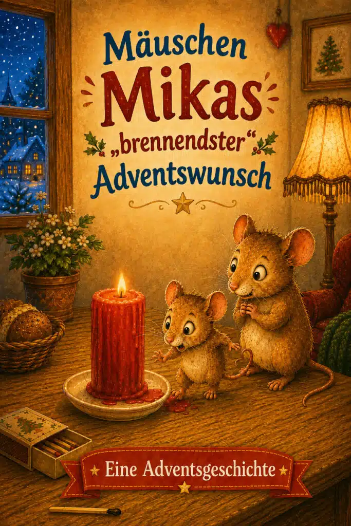 Mäuschen Mikas brennendster Adventswunsch – Adventsgeschichte Mäuschen Mikas brennendster Adventswunsch - Adventsgeschichte