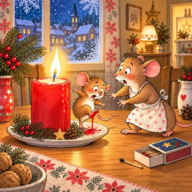 Weihnachtsgeschichte: Mäuschen Mikas "brennendster" Adventswunsch