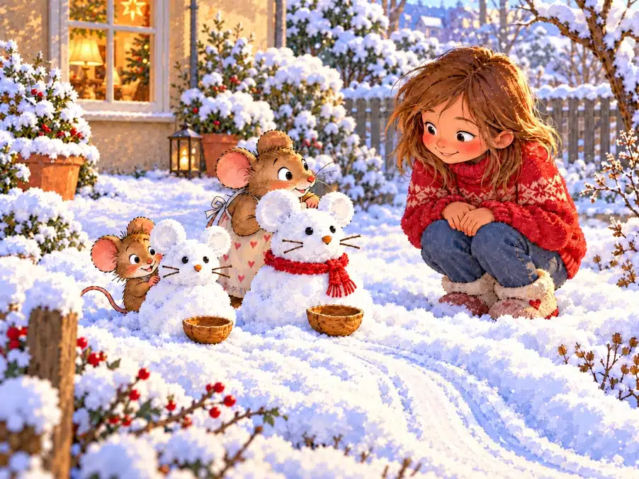 Mäuschen Mika und die zweite Schneemaus Weihnachtsgeschichte: Mäuschen Mika und die zweite Schneemaus