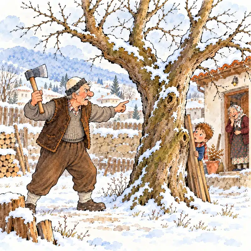 Weihnachtsgeschichte: Der Apfelbaum, der sprechen konnte