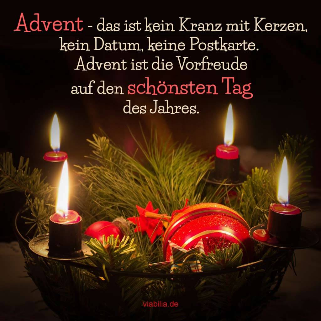 Advent – Adventsgruß für Vorfreude auf Weihnachten