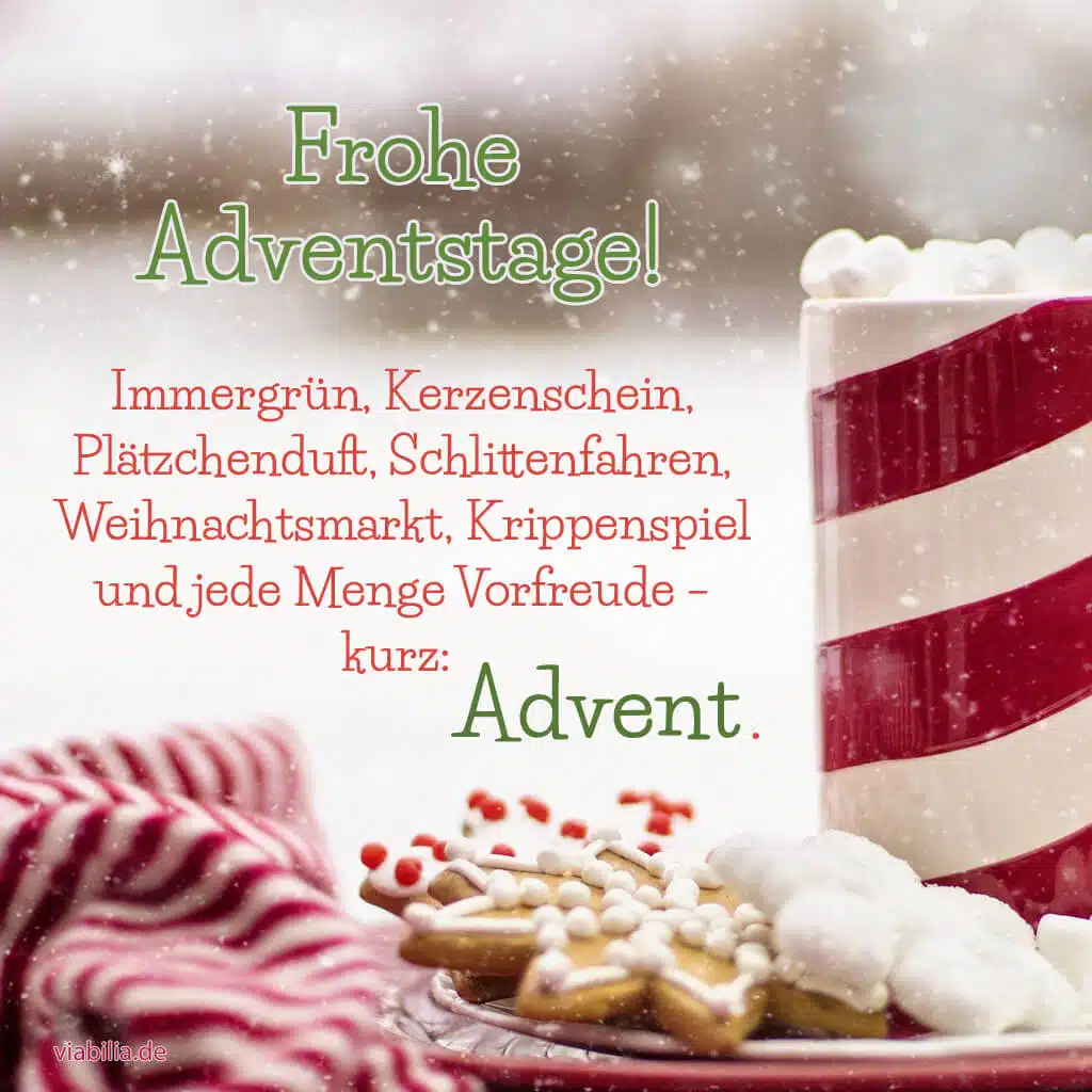 Adventsgrüße, die frohe Adventstage wünschen Adventsgrüße, die frohe Adventstage wünschen
