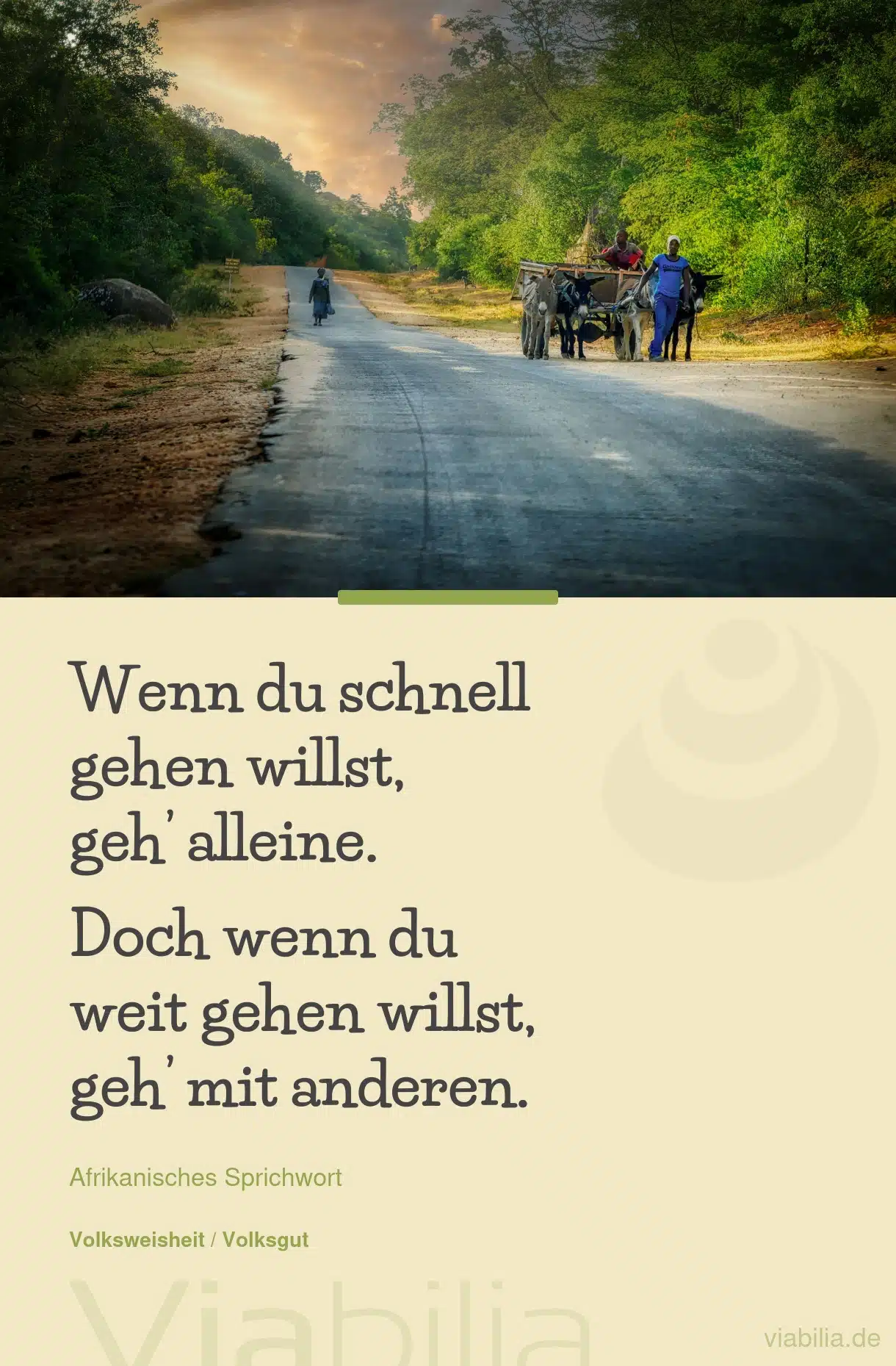 Afrikanische Sprüche und Weisheiten mit Bildern