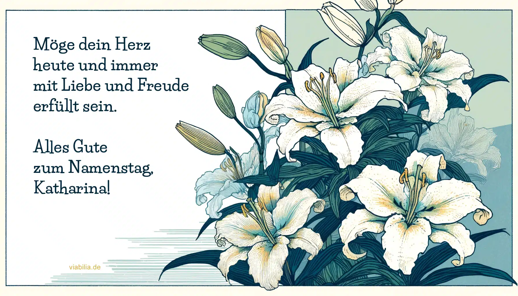 Alles Gute zum Namenstag, Katharina Alles Gute zum Namenstag, Katharina