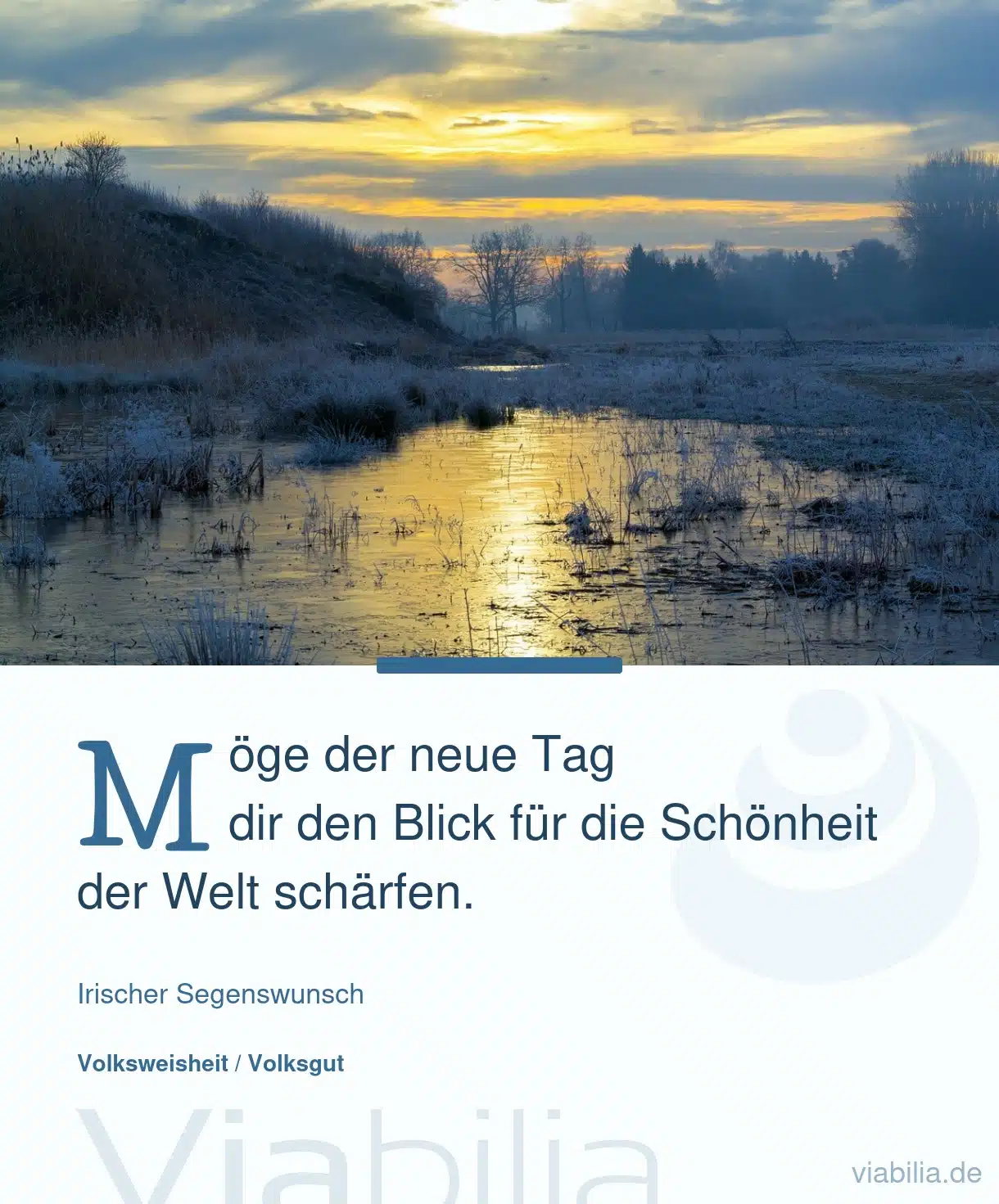 Irischer Segenswunsch: Blick für die Schönheit Irischer Segenswunsch: Blick für die Schönheit