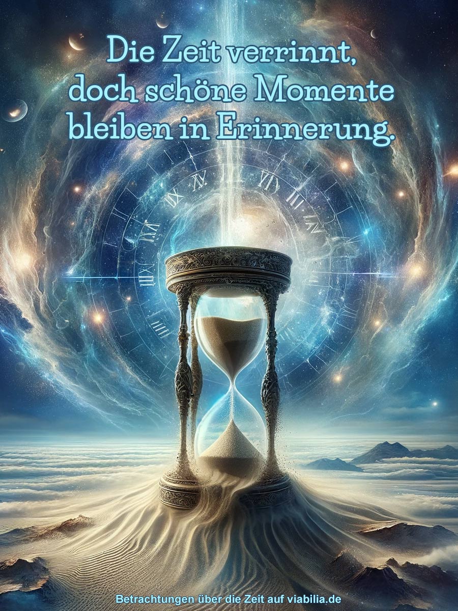 Betrachtungen über die Zeit + schöne Sprüche mit Bild