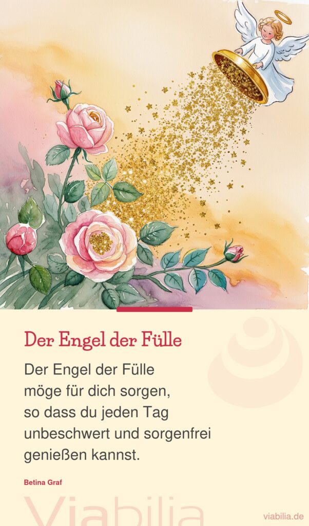 Bild: Der Engel bzw. Schutzengel der Fülle Bild: Der Engel bzw. Schutzengel der Fülle