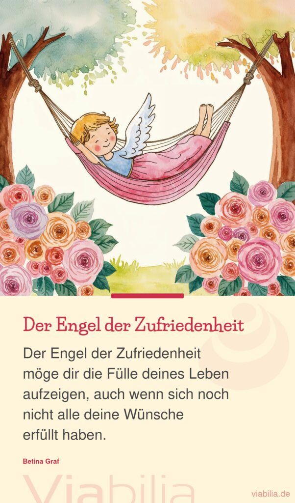 Bild: Der Engel bzw. Schutzengel der Zufriedenheit Bild: Der Engel bzw. Schutzengel der Zufriedenheit