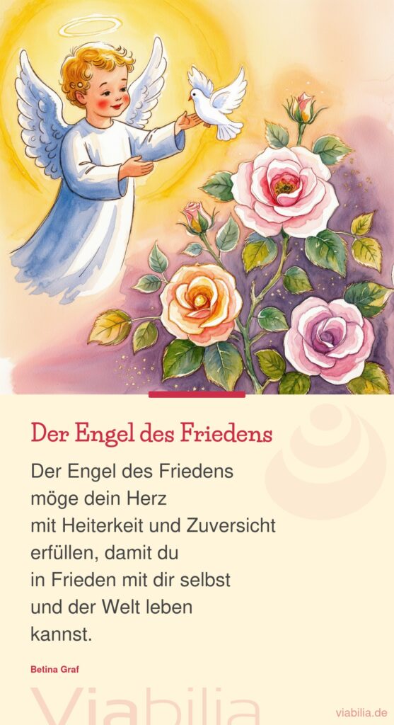 Engel des Friedens - Engelbild mit Spruch Engel des Friedens - Engelbild mit Spruch