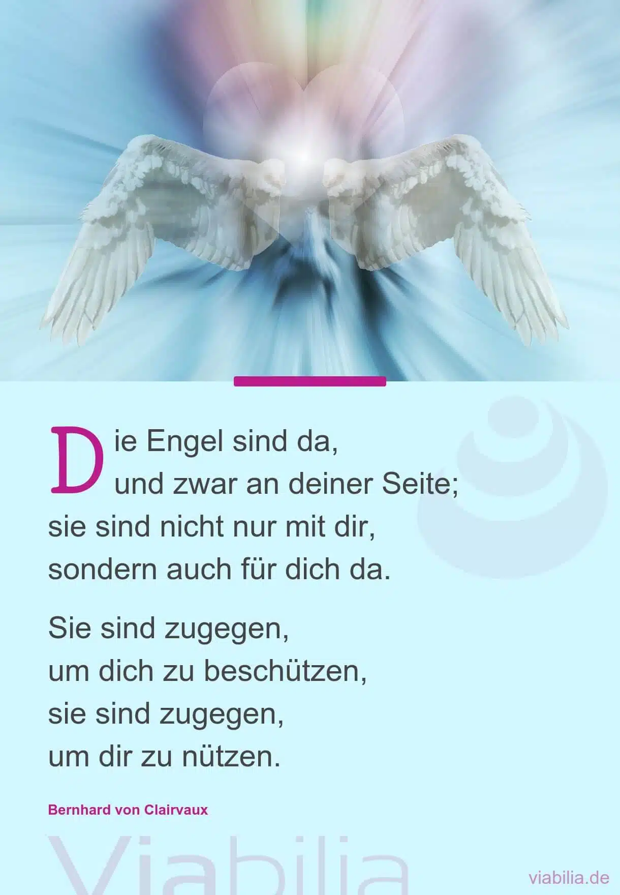 Engelsprüche bzw. Trost spendender Engelspruch