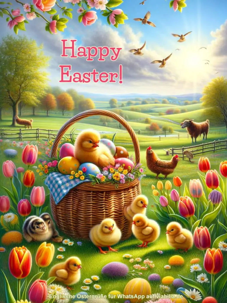 Englische Ostergrüße für WhatsApp: Happy Easter