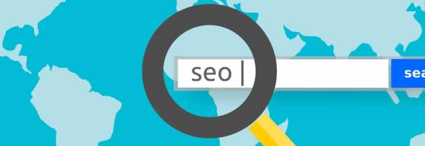 Online-Suche nach "SEO" (Zeichnung)